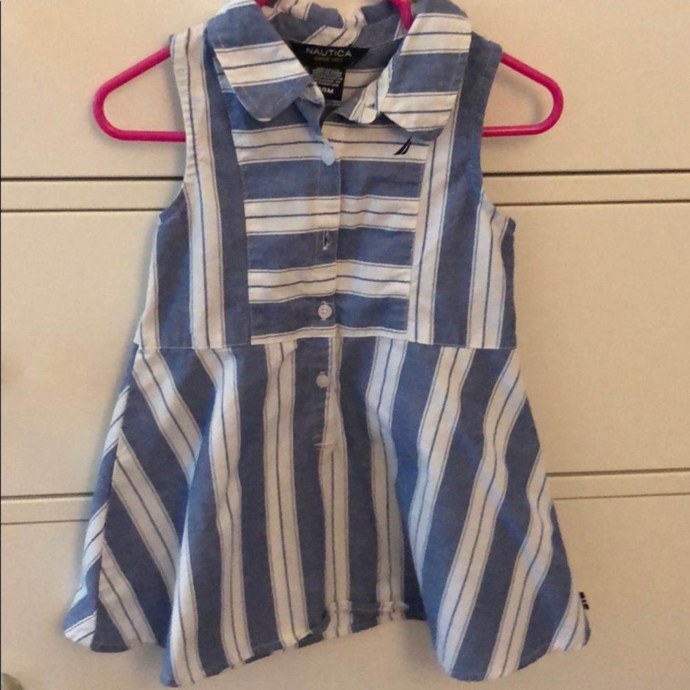 ❌SOLD❌ Nautica striped nautical dress
